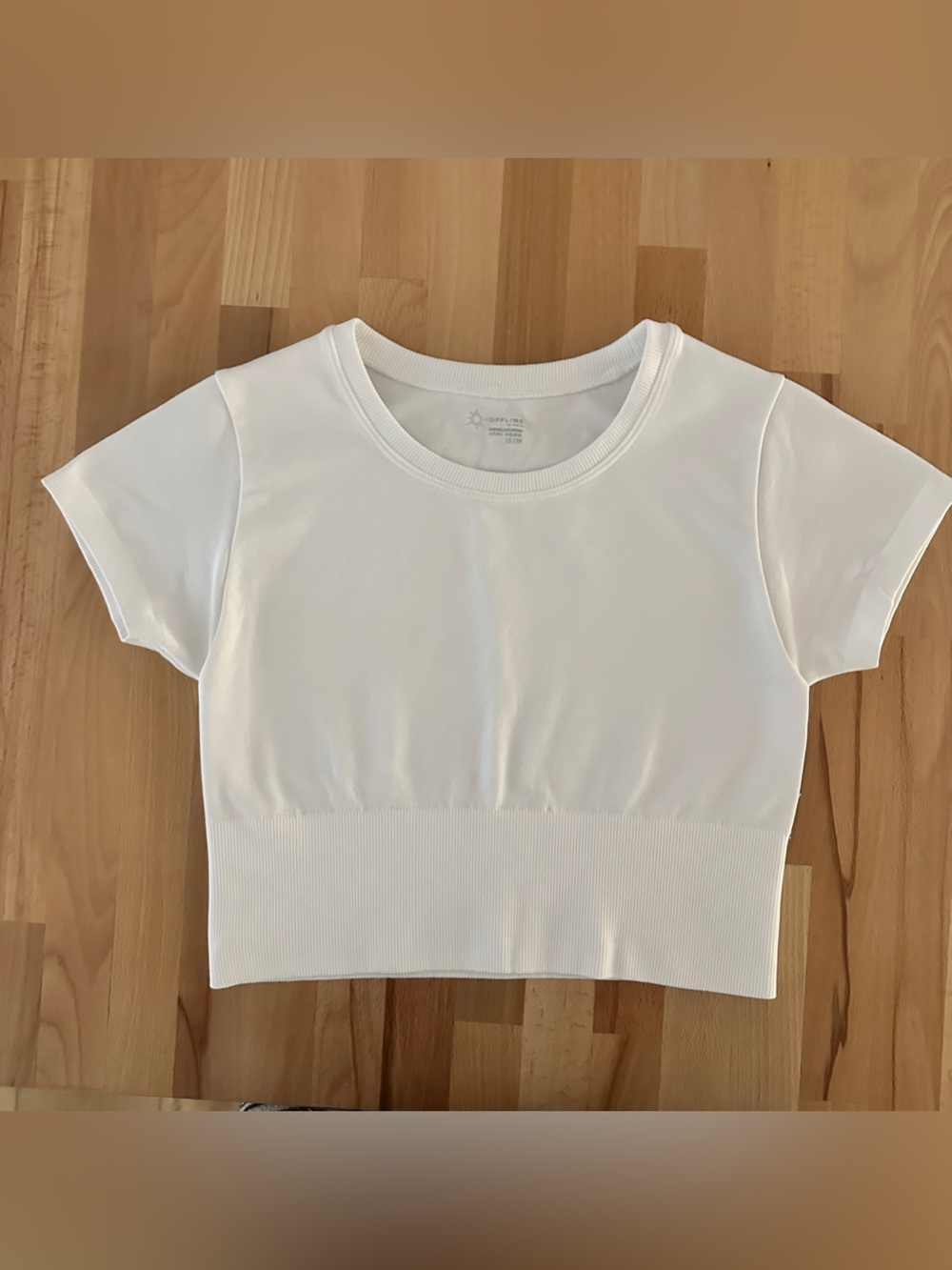 OFFLINE By Aerie Sidewalk Seamless Cropped T-Shirt